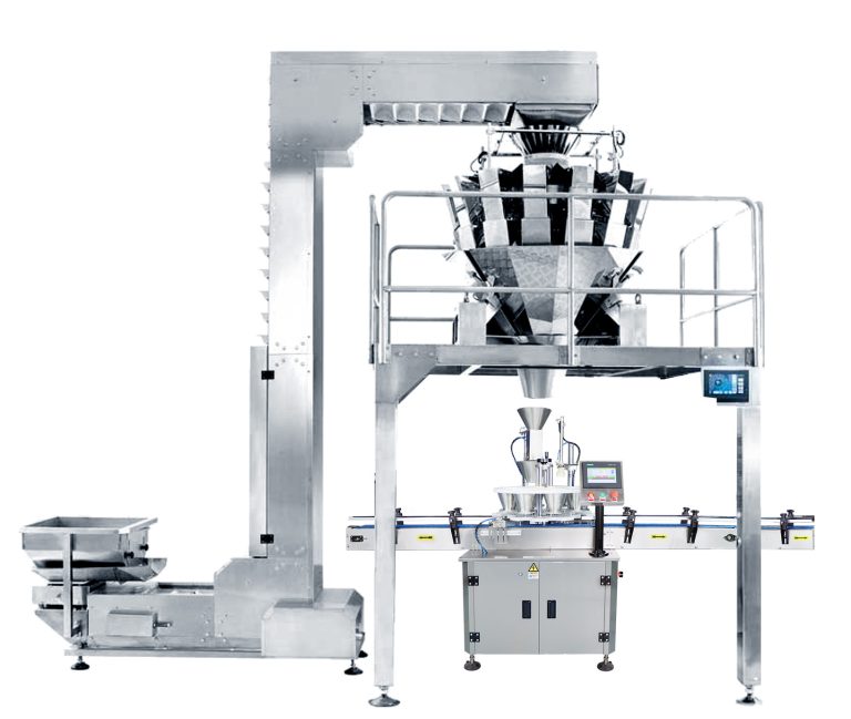 High accuracy flower tea can packaging system