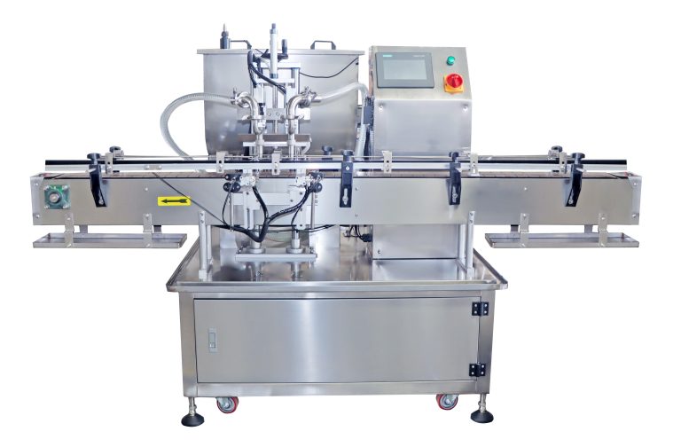 Automatic Double Heads Gear Pump Filling Machine Cosmetic Liquid Cream Filler