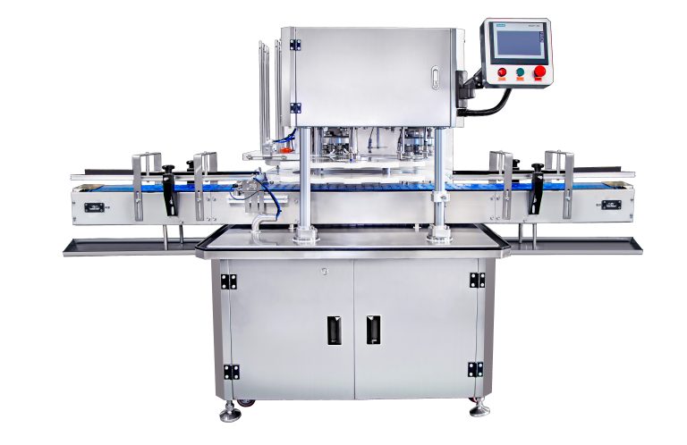 Automatic double head olive oil tinplate can seaming machine